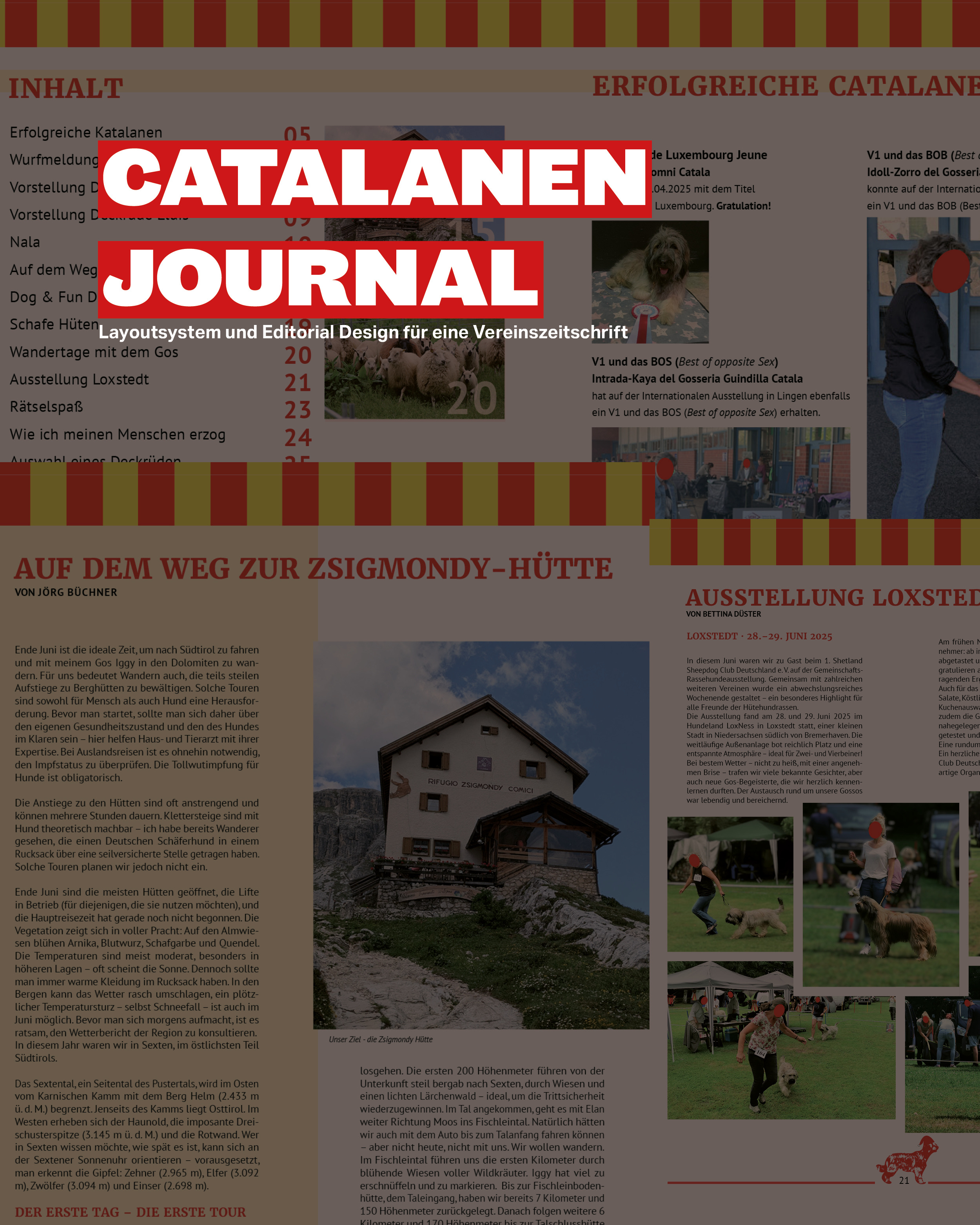Catalanen Journal — Layoutsystem und Editorial Design